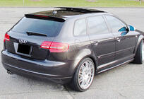 Audi A3 2003–2012 Spoileris DPT V-4 (spīdīgi melns) foto 4