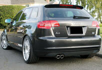 Audi A3 2003–2012 Spoileris DPT V-4 (spīdīgi melns) foto 3