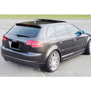 Spoileris DPT V-4 (spīdīgi melns) Audi A3 2003–2012 foto 4