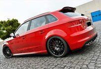 Audi A3 2012–2020 DPT V-1 spoileris (HB, melns spīdīgs) foto 3