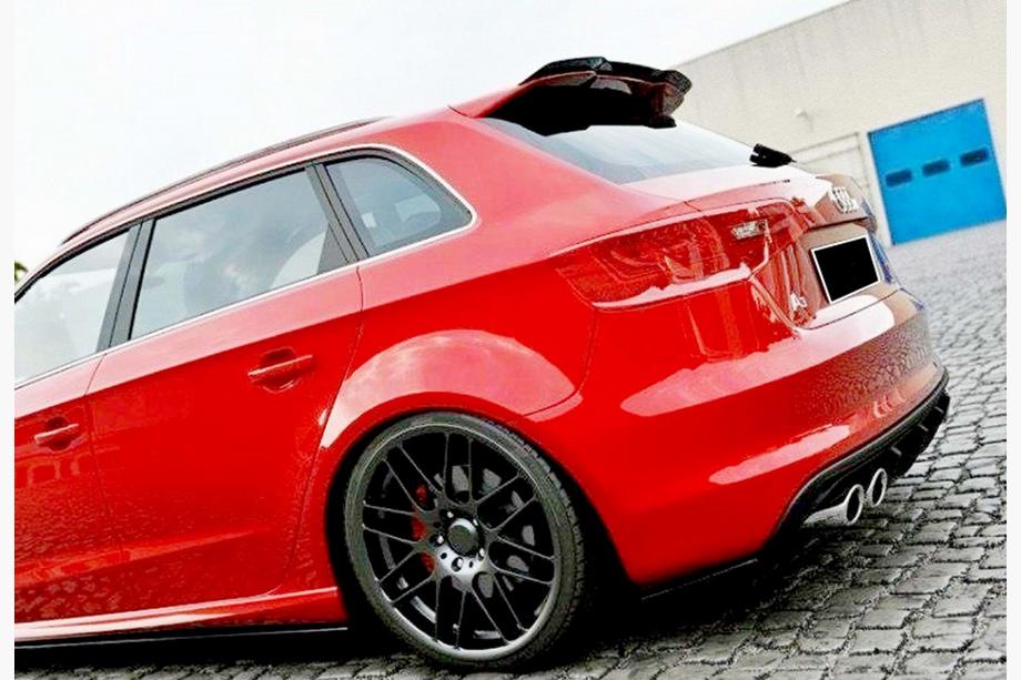 Audi A3 2012–2020 DPT V-1 spoileris (HB, melns spīdīgs) Image