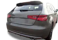 Audi A3 2012–2020 Spoileris DPT V-4 (2012-2016, spīdīgi melns) foto 2