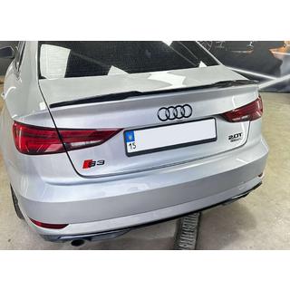 Spoileris DPT V-5 (spīdīgi melns) Audi A3 2012–2020 foto 1