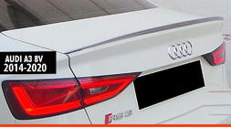 Audi A3 2012–2020 DPT V-6 spoilers (2014-2020, spīdīgi melns) foto 1