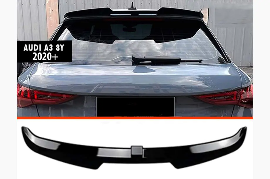 Audi A3 2020– DPT V-1 spoileris (HB, melns spīdīgs) Image
