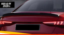 Audi A3 2020– DPT V-2 spoileris (sedans, melns spīdīgs) foto 1