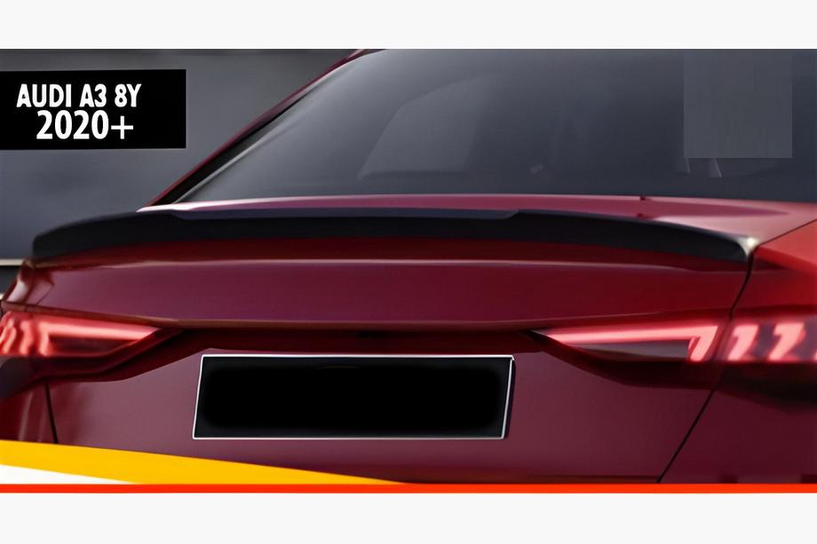 Audi A3 2020– DPT V-2 spoileris (sedans, melns spīdīgs) Image
