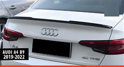 Audi A4 B9 2015–2024 DPT spoileris (spīdīgi melns) foto 1