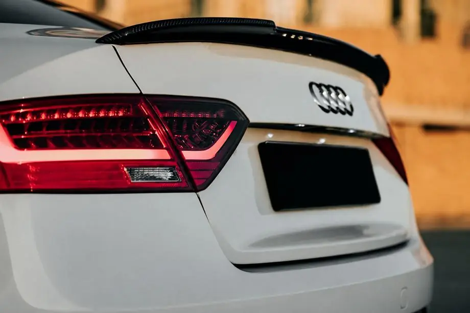 Audi A5 2007–2015 Spoileris DPT V-1 (Sedan, spīdīgi melns) Image