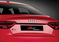 Audi A5 2007–2015 DPT V-2 spoileris (Coupe, spīdīgi melns) foto 1