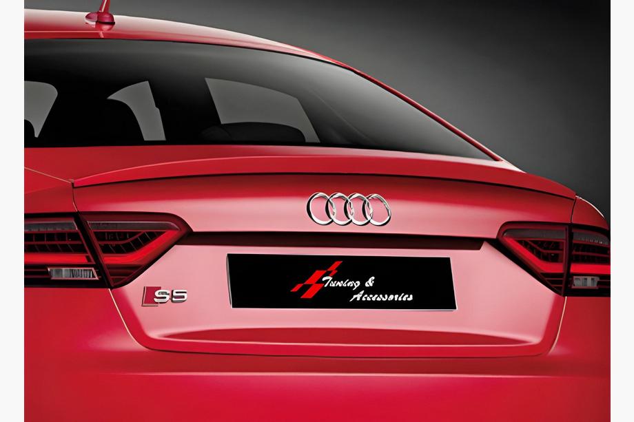 Audi A5 2007–2015 DPT V-2 spoileris (Coupe, spīdīgi melns) Image