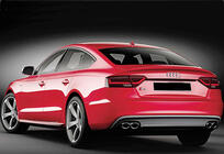 Audi A5 2007–2015 Spoileris DPT V-2 (Sedan, spīdīgi melns) foto 3