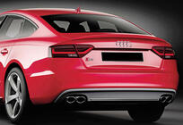 Audi A5 2007–2015 Spoileris DPT V-2 (Sedan, spīdīgi melns) foto 5