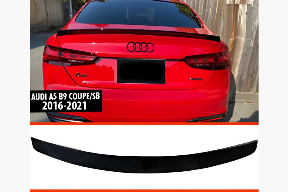 Audi A5 2016–2025 DPT V-2 spoileris (2016-2021, Coupe/Sedan, spīdīgi melns) Image