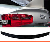 Audi A6 C7 2011–2017 DPT V1 spoileris (Sedans, melns spīdīgs) foto 1