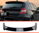 BMW 1. sērija E81/E82/E87/E88 2004–2011 DPT spoilers (E81/E87, melns spīdīgs) foto 1