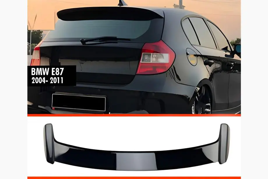 BMW 1. sērija E81/E82/E87/E88 2004–2011 DPT spoilers (E81/E87, melns spīdīgs) Image
