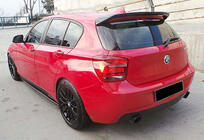 BMW 1. sērija F20/F21 2011–2019 DPT V1 spoileris (F20/F21, melns spīdīgs) foto 2