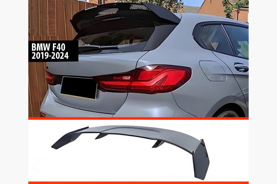 BMW 1. sērija F40 2019–2024 DPT spoileris (spīdīgi melns) Image