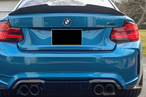 BMW 2. sērija F22/F23 2014–2021 PSM stila spoileris (F22, spīdīgi melns) foto 1