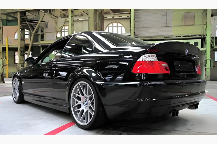 BMW 3. sērija E46 1998–2006 CSL stila spoileris (priekš Coupe, spīdīgi melns) Image