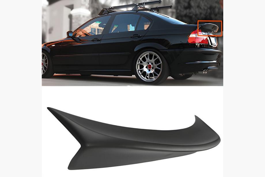 BMW 3. sērija E46 1998–2006 CSL-Style V2 spoilers (SD, spīdīgi melns) Image