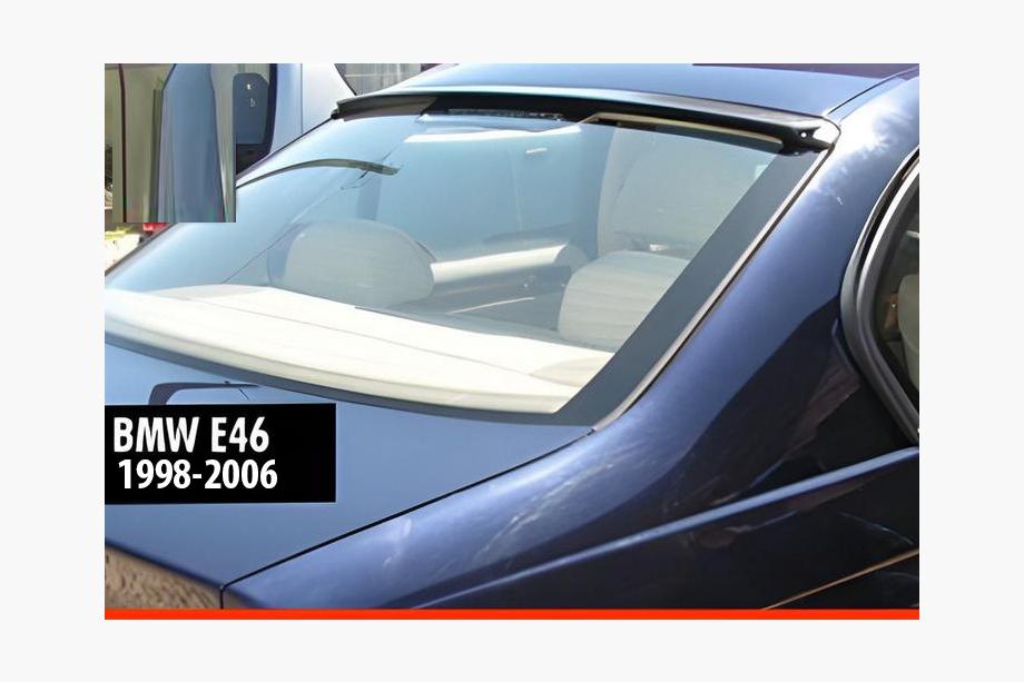 BMW 3. sērija E46 1998–2006 Apdares uzlika (SD, spīdīgi melna) Image