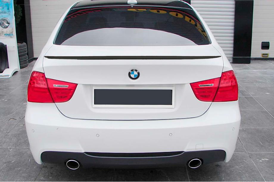 BMW 3. sērija E90/E91 2005–2011 M3-Style spoileris (E90, spīdīgi melns) Image