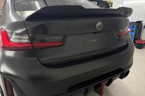 BMW 3. sērija G20/G21 2018– PSM-Style aizmugurējais spoileris (G20/G80, spīdīgi melns) foto 1