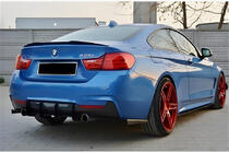 BMW 4 sērija F32/F33/F36 2012–2020 M4-Style V2 spoileris (F32, spīdīgi melns) foto 1