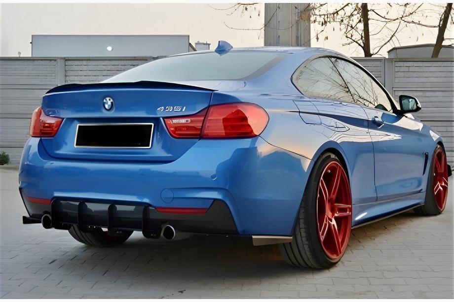 BMW 4 sērija F32/F33/F36 2012–2020 M4-Style V2 spoileris (F32, spīdīgi melns) Image