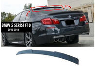 BMW 5. sērija F10/F11 2010–2016 M4-Style V1 spoilerlūpa (F10, spīdīgi melna) foto 1