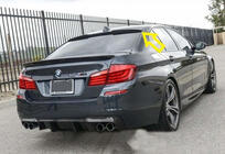 BMW 5. sērija F10/F11 2010–2016 M4-Style V1 spoilerlūpa (F10, spīdīgi melna) foto 3