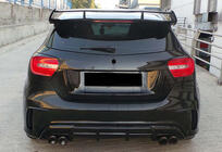Mercedes A-class W176 2012–2018 Spoileris DPT V-1 (spīdīgi melns) foto 5