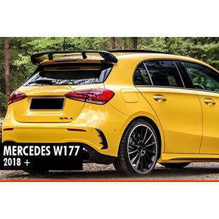 Spoileris DPT V-1 (spīdīgi melns) Mercedes A-class W177 2018–