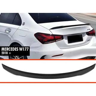 Spoileris DPT V-2 (SD, melns spīdīgs) Mercedes A-class W177 2018–