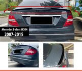 Mercedes C klase W204 2007–2015 Spoileris DPT V-1 (spīdīgi melns) foto 1