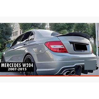 Spoileris DPT V-2 (melns spīdīgs) Mercedes C klase W204 2007–2015 foto 1