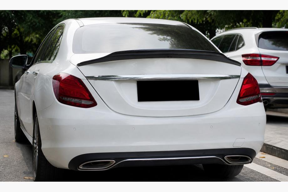 Mercedes C-class W205 2014–2021 Spoileris DPT V-2 (melns spīdīgs) Image