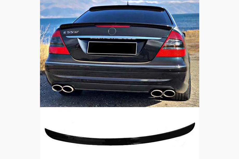 Mercedes E-class W211 2002–2009 DPT spoileris (spīdīgi melns) Image