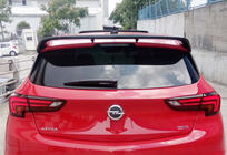 Opel Astra K 2016–2021 Spoileris DPT V-2 (melns spīdīgs) foto 2