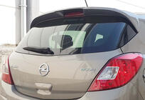 Opel Corsa D 2007–2014 DPT spoileris (spīdīgi melns) foto 1