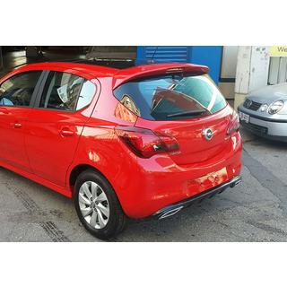 Spoileris DPT V-2 (melns spīdīgs) Opel Corsa E 2015–2019 foto 3