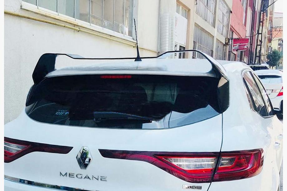 Renault Megane IV 2016–2025 Spoileris DPT (HB, spīdīgi melns) Image