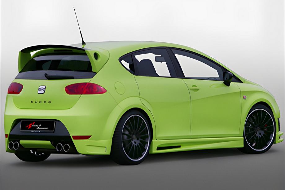 Seat Leon 2005–2012 DPT V-2 spoileris (2009-2012, paredzēts krāsošanai) Image