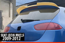 Seat Leon 2005–2012 DPT V-3 aizmugurējais spoileris (2009-2012, melns spīdīgs) foto 1