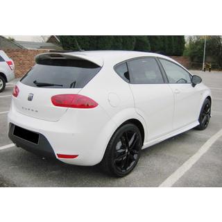 Spoileris DPT V-4 (2009-2012, spīdīgi melns) Seat Leon 2005–2012 foto 4