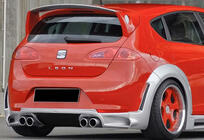 Seat Leon 2005–2012 DPT V-5 spoilers (2005-2009, krāsošanai) foto 4