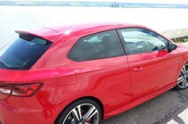 Seat Leon 2013–2020 Spoileris DPT V-1 (2 durvju, spīdīgi melns) foto 2