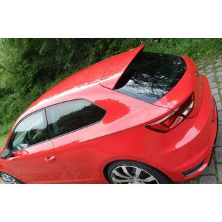 Spoileris DPT V-1 (2 durvju, spīdīgi melns) Seat Leon 2013–2020 foto 3